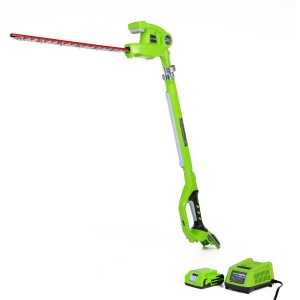 Taille-haie télescopique sans fil Greenworks Tools