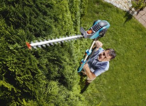 Taille haie Gardena télescopique