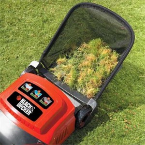 Scarificateur aérateur Black and Decker pas cher avec bac de ramassage