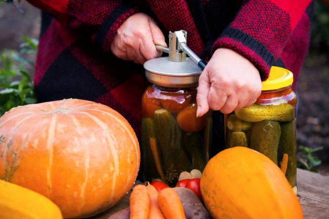 Comment conserver légumes récoltées dans des bocaux