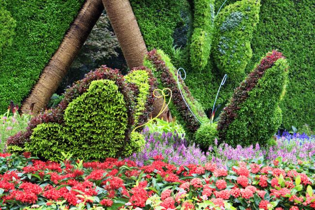 Mosaiculture jardin